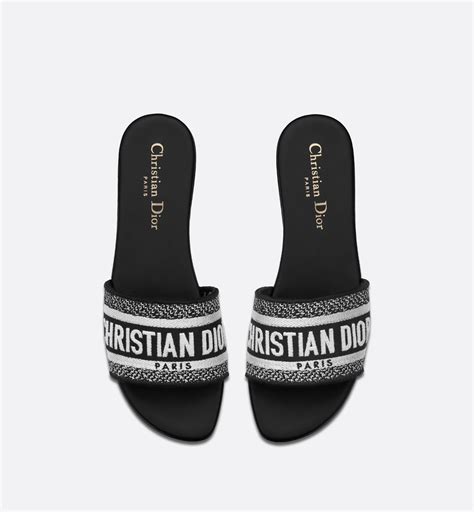 dior dway slide's black|christian dior mules.